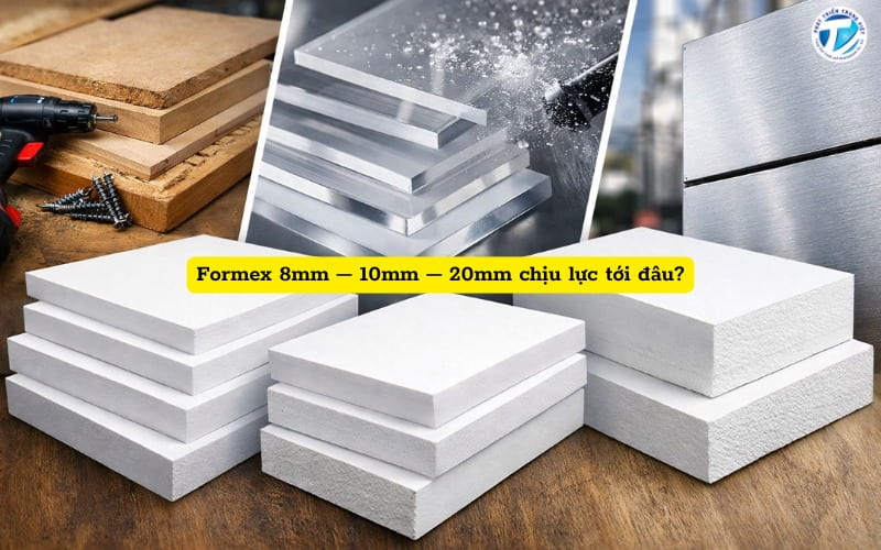 Formex 8mm – 10mm – 20mm chịu lực tới đâu?
